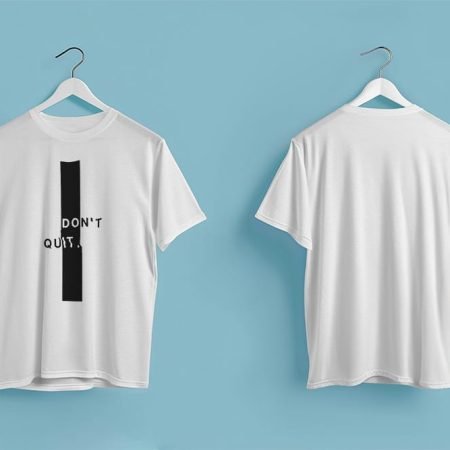 Minimalist Motivation Tee – Don’t Quit Full