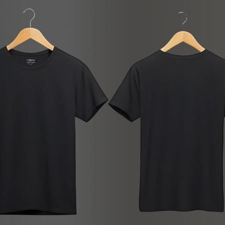 Classic Black Plain T-Shirt